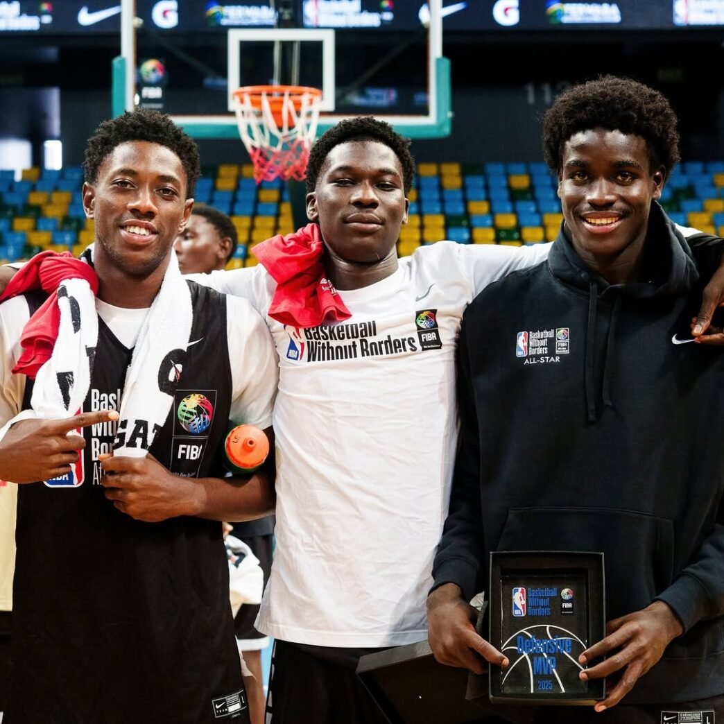 Energy so loud you can feel it through the screen⚡️ moment at the @basketballwithoutborders @ 1